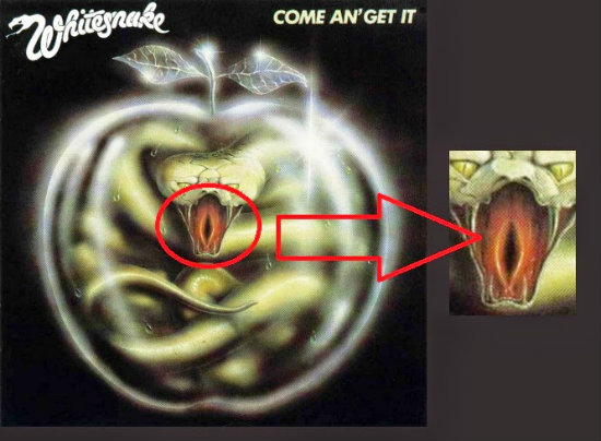 Vulva no disco do Whitesnake?