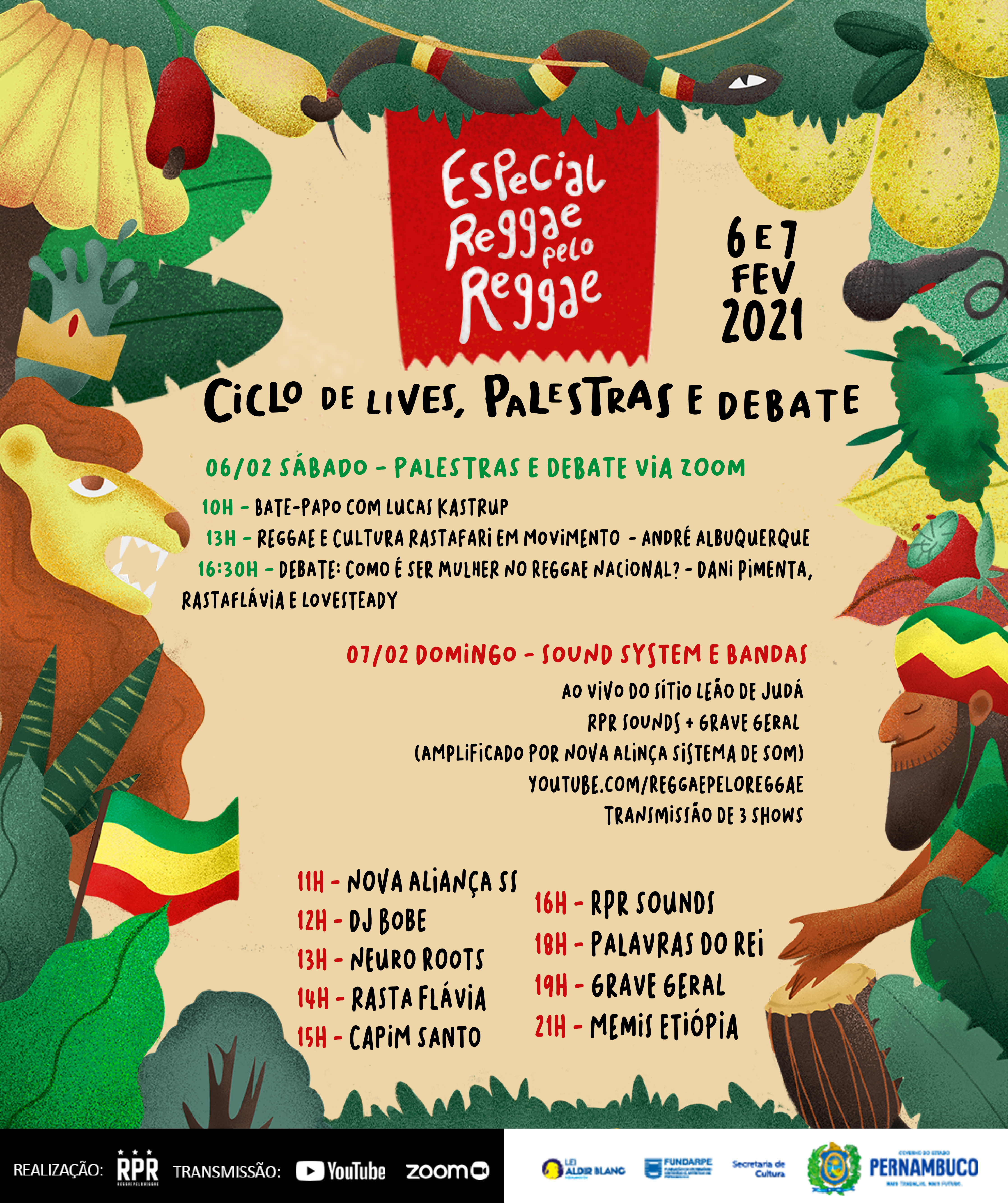 Programação do Especial RPR