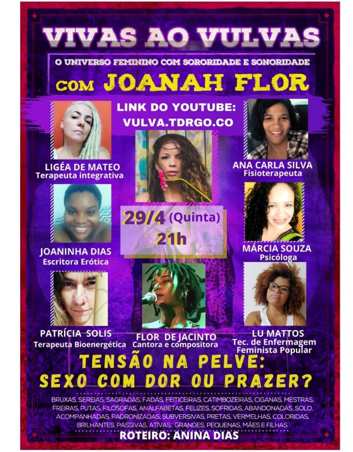 Joanah Flor comemora primeiro ano do Vivas Ao Vulvas com novo formato