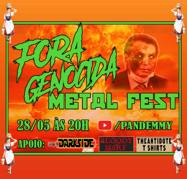 Fora Genocida Metal Fest reúne 22 bandas nacionais