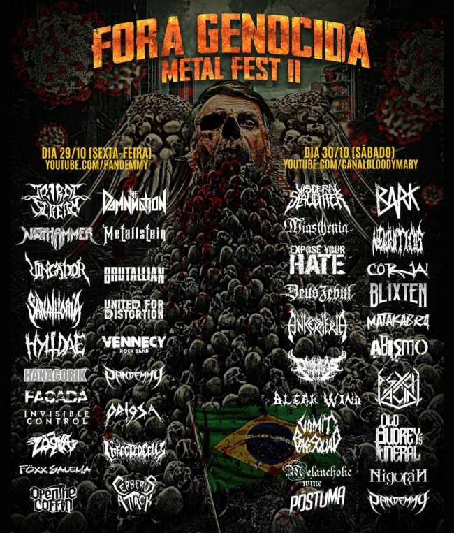 Metal contra o fascismo: jornalista defende "reação contra os reaças"