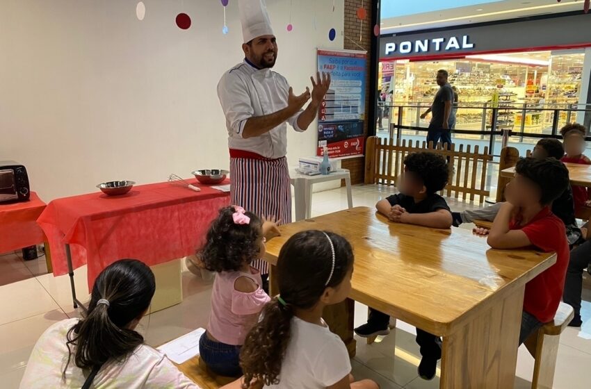  Crianças aproveitam as férias em oficinas gratuitas promovidas pela FAEP