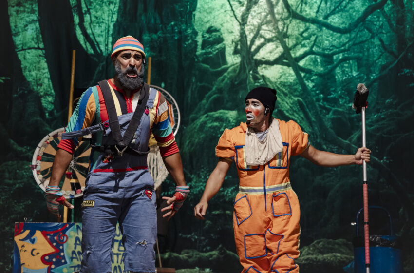  Reciclown Circus promove conscientização a estudantes