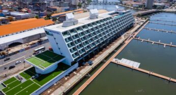 Novotel Marina Recife tem banheiros prontos da CMC Modular