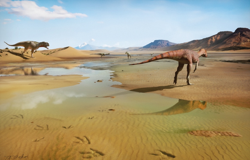 Dinossauros no Maranhão: descobertas 78 pegadas do início do período Jurássico