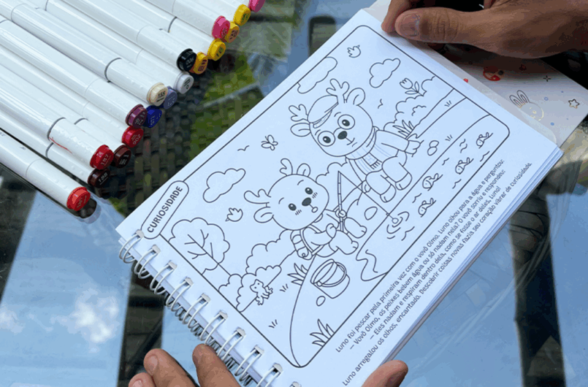  Livros de colorir unem psicologia e ludicidade infantil