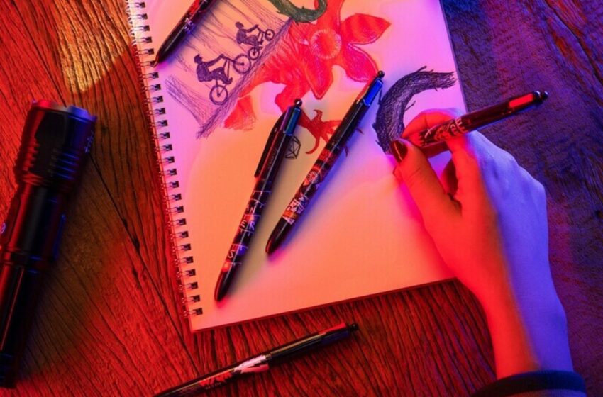  BIC lança linha da caneta 4 Cores da série Stranger Things