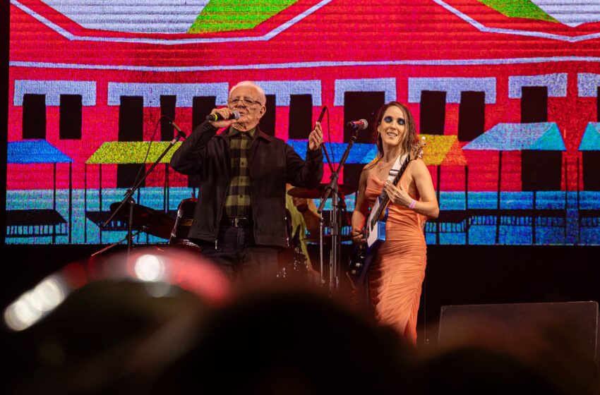  São João de Caruaru: Onildo Almeida faz show histórico de seus maiores sucessos ao lado da cantora de rock, Kira Aderne