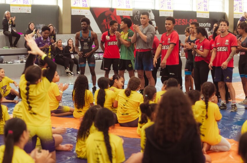  Projeto leva 150 meninas da periferia para vivência em arena de esporte olímpico